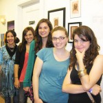 Ms. Kelly Pelka, Jillian, Claire, Teagan and Monica at opening night of BTC Fall 2010