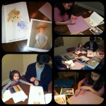 Art night with The Najera Family!