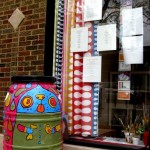 It's Raining Cats and Dogs! Rain barrel designed by youth art mentor Mindy Fisher along with youth artists 2009