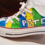 Shoe designed by Peter, from the Draw It, Paint It, Wear It class.