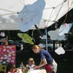 Artists participating in our Think Art! Mural and Installation at A Day in Our Village 2011