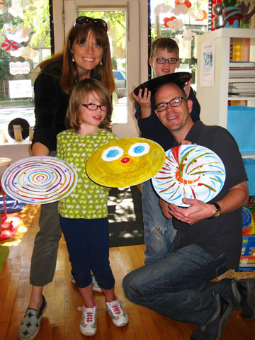 The Cissold Family with their "Rad Records"!